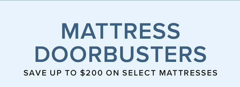 Shop Mattress Doorbusters
