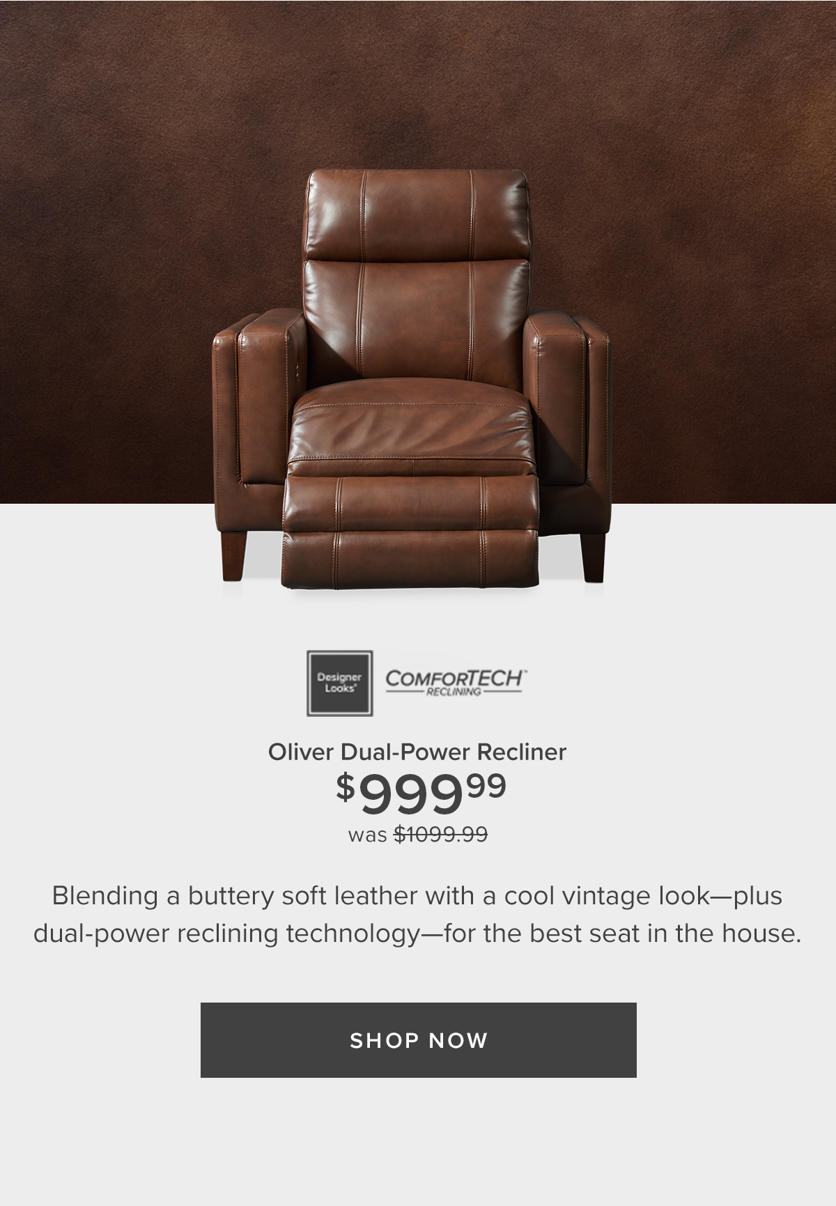 Oliver Dual-Power Recliner
