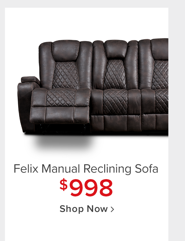 Felix Manual Reclining Sofa