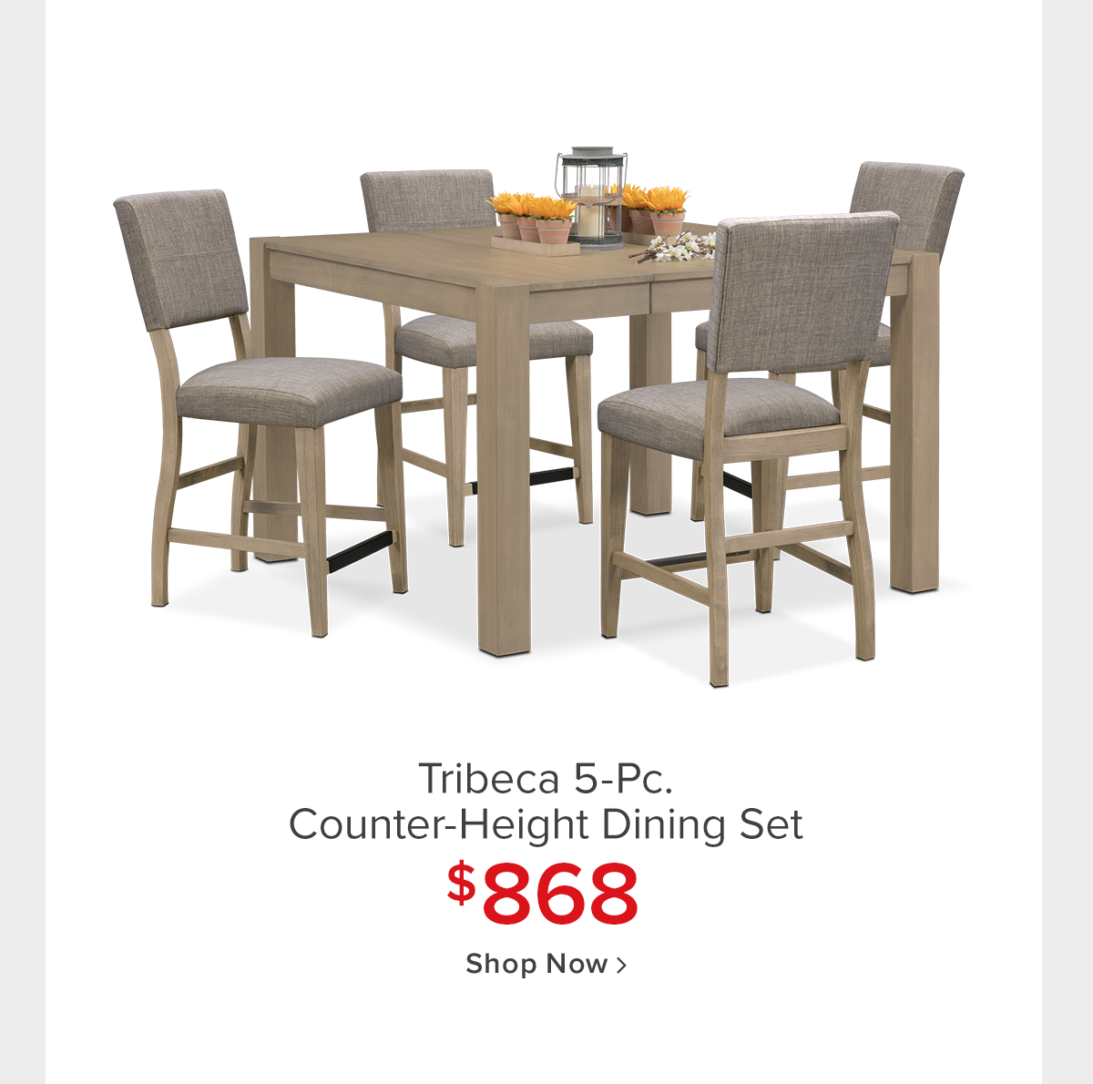 Tribeca 5-Pc. Counter-Height Dining Set