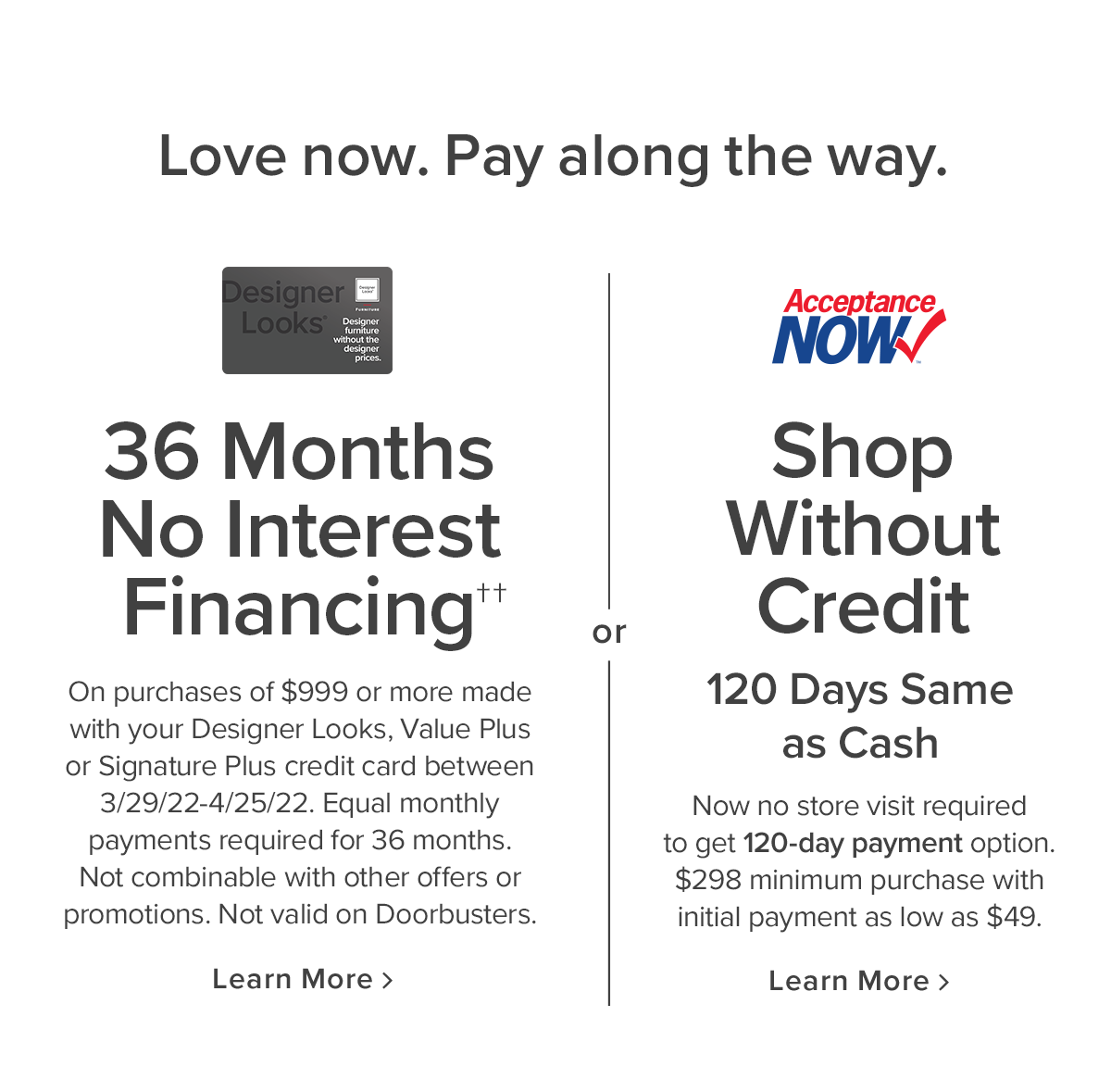 Financing Options | Learn More