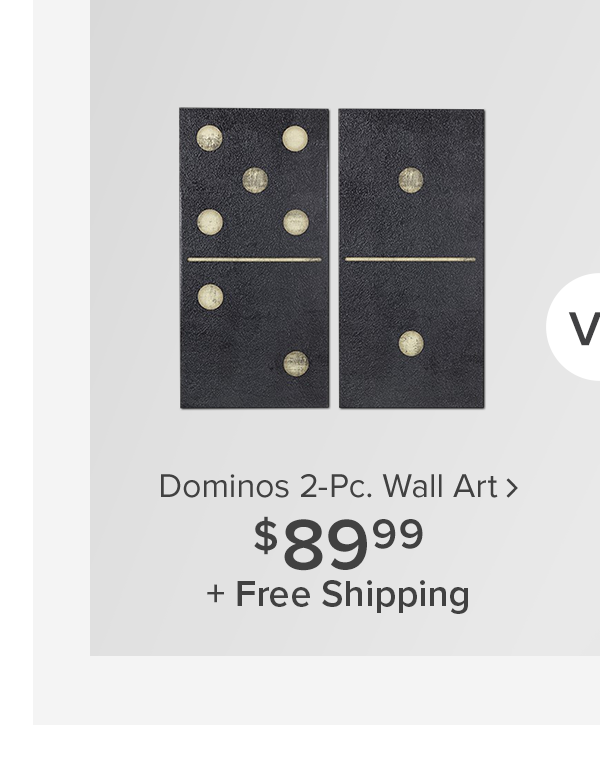 Dominos 2-Pc. Wall Art