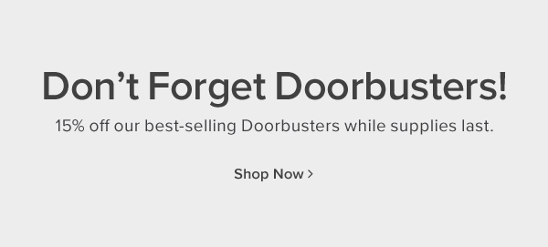 Shop Doorbusters