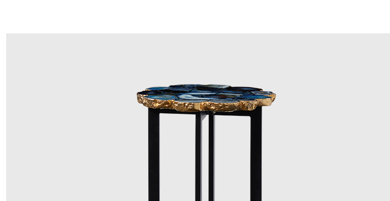 Retu Agate Accent Table