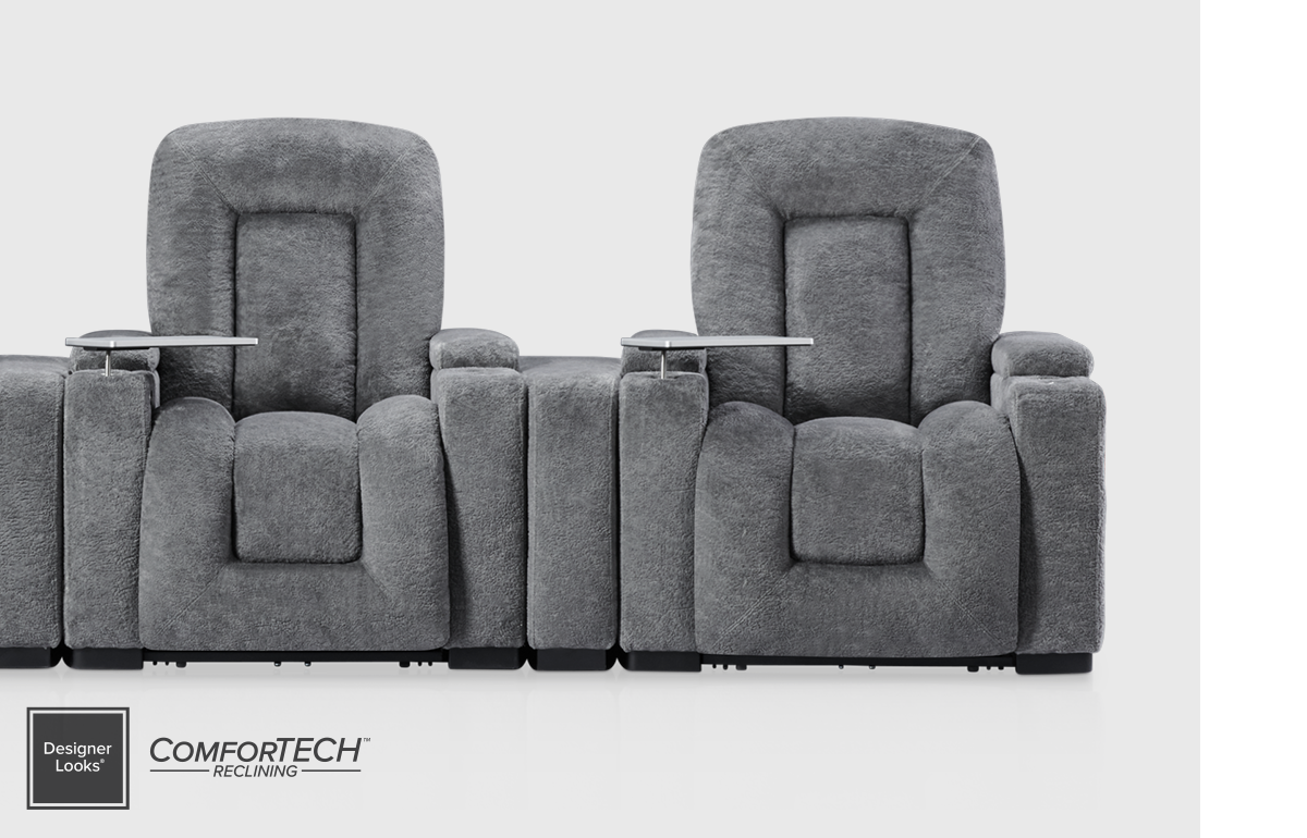 Rory 5-Pc. Dual-Power Reclining Sectional