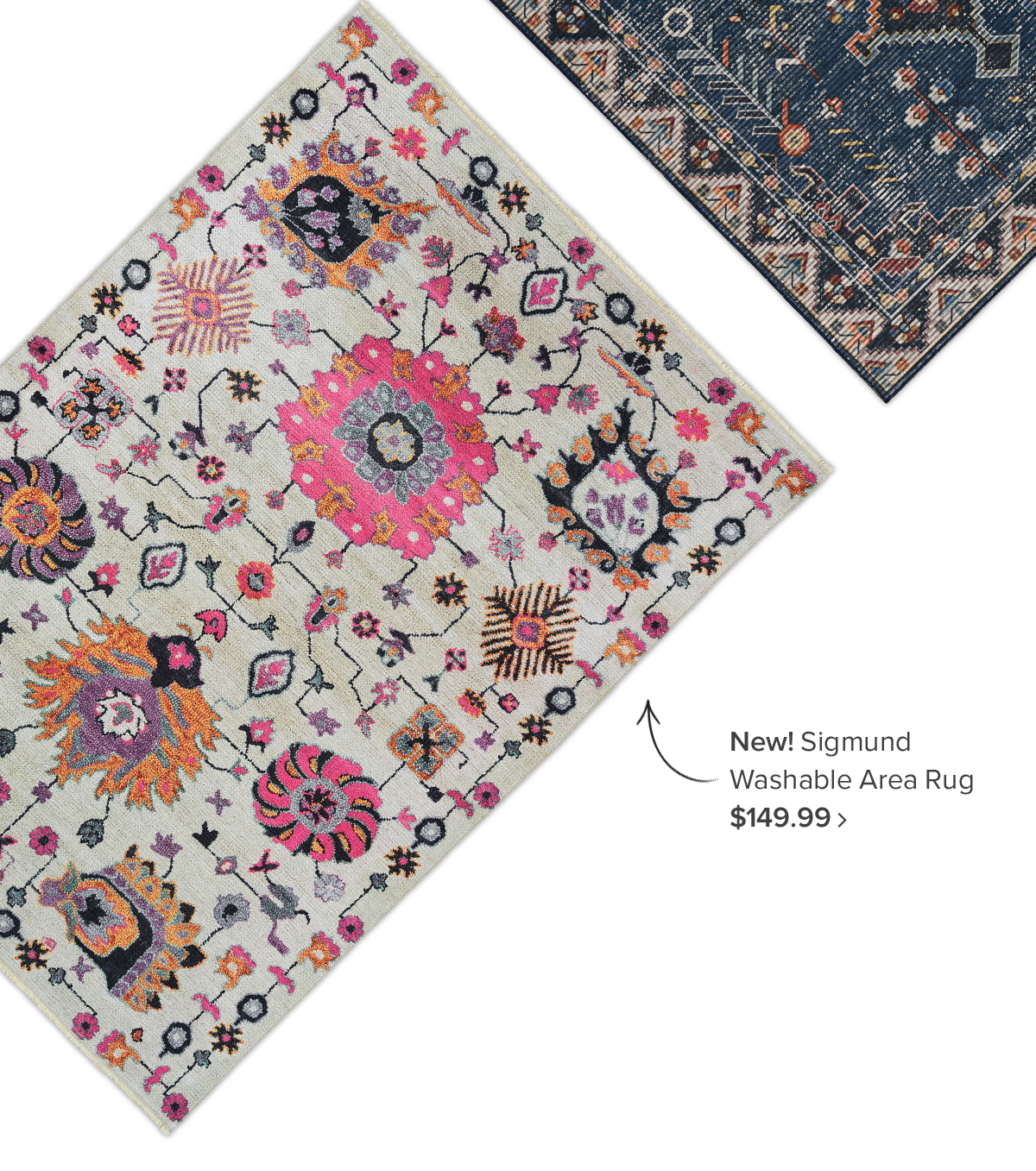 New! Sigmund Washable Area Rug