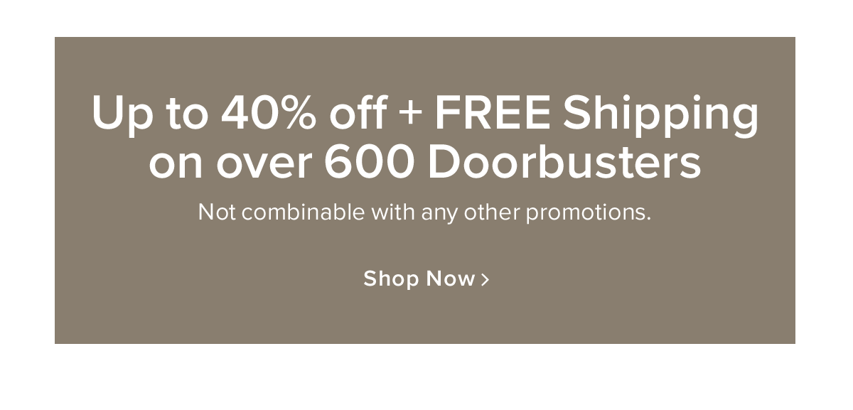 Free Shipping Doorbusters