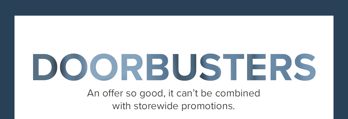 Shop Doorbusters