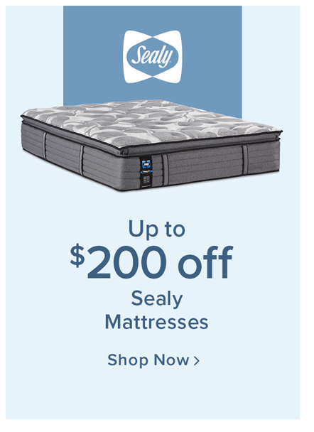 Up to $200 off Sealy Mattresses