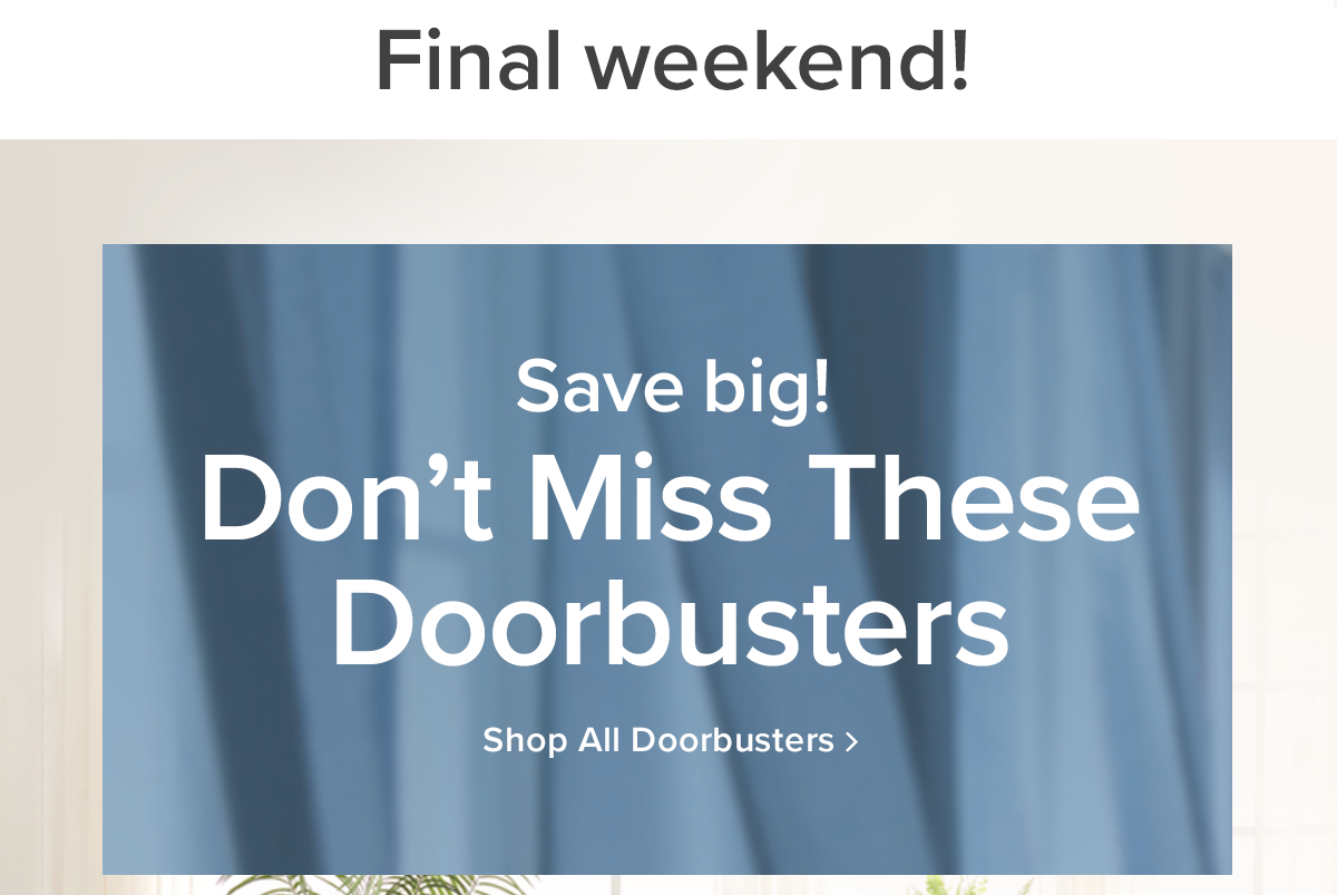 Shop Doorbusters