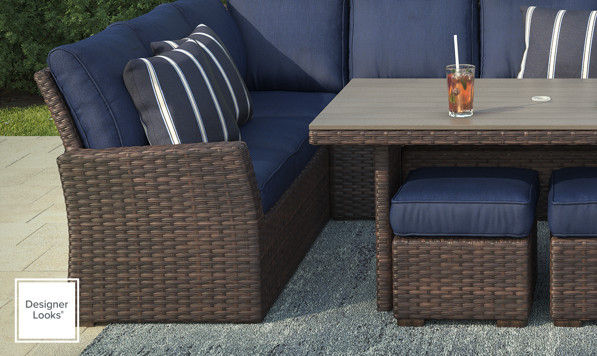 Geneva 2-Pc. Outdoor Sectional