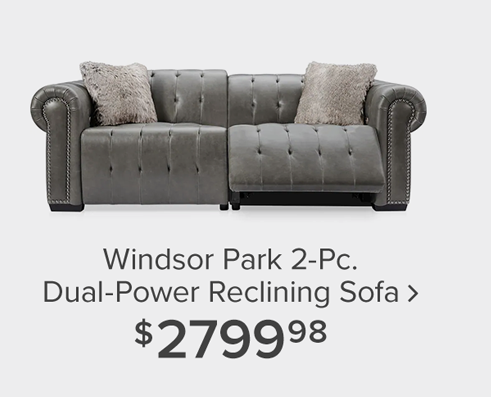 Windsor Park 2-Pc. Dual-Power Reclining Sofa