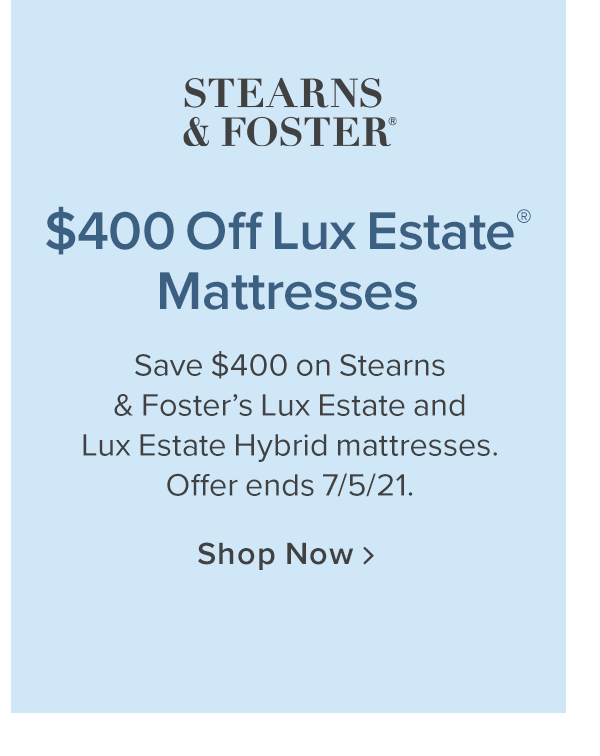 Shop Stearns & Foster