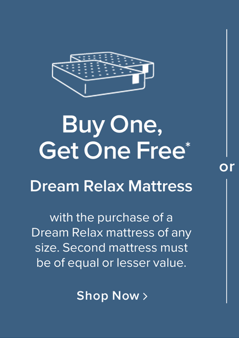 Buy One, Get One Free Dream Relax Mattress