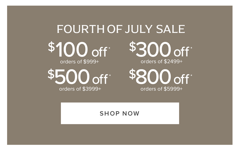 Fourth of July Sale