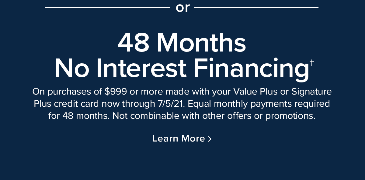 Financing options