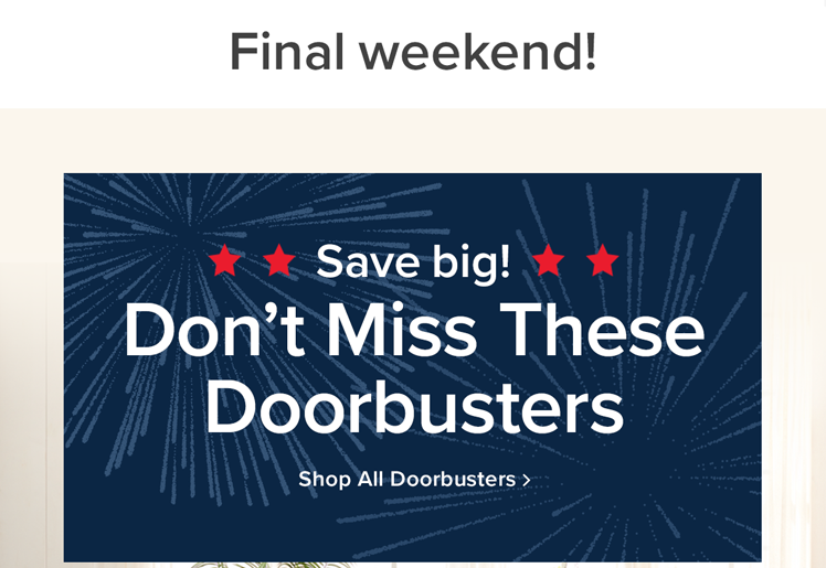 Shop Doorbusters