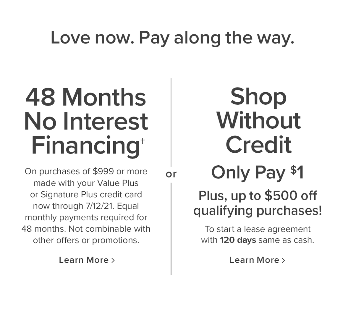 Financing options