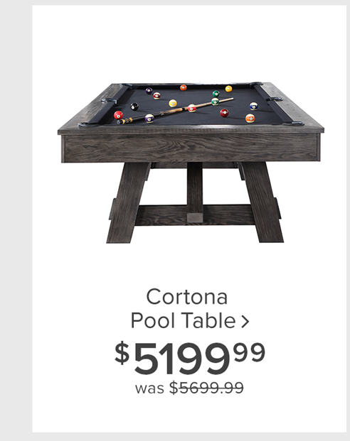 Cortona Pool Table