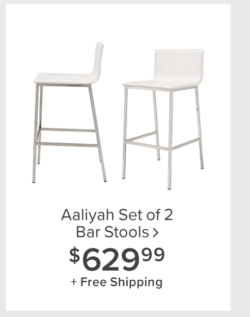 Aaliyah Set of 2 Bar Stools