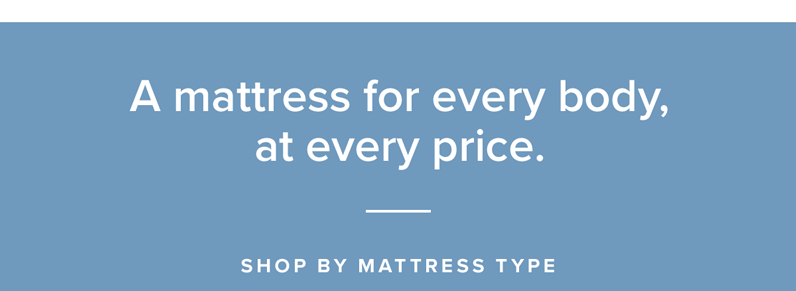 Shop By Mattress Type