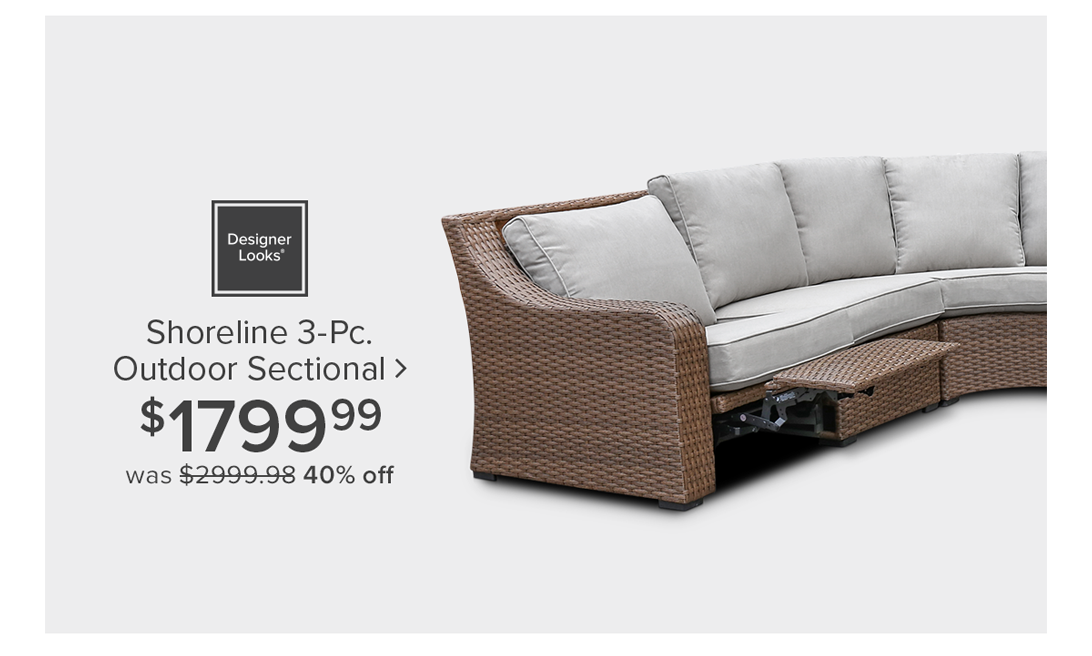 Shoreline 3-Pc. Outdoor Sectional