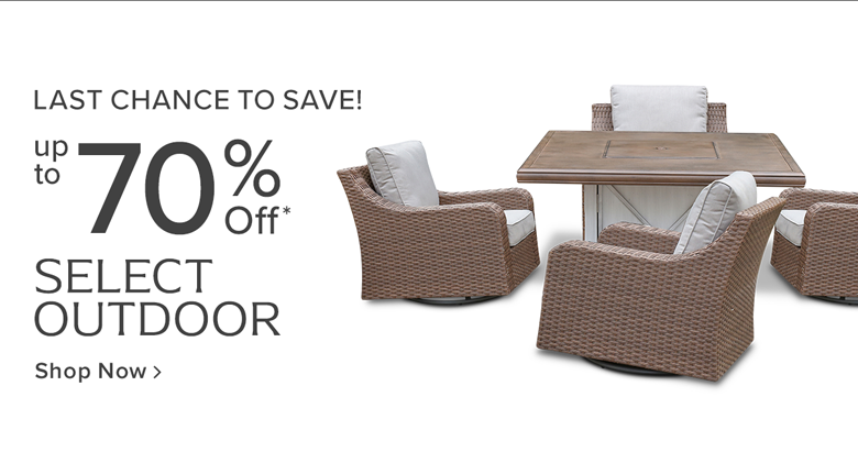 Last Chance to Save! Up to 70% off select outdoor