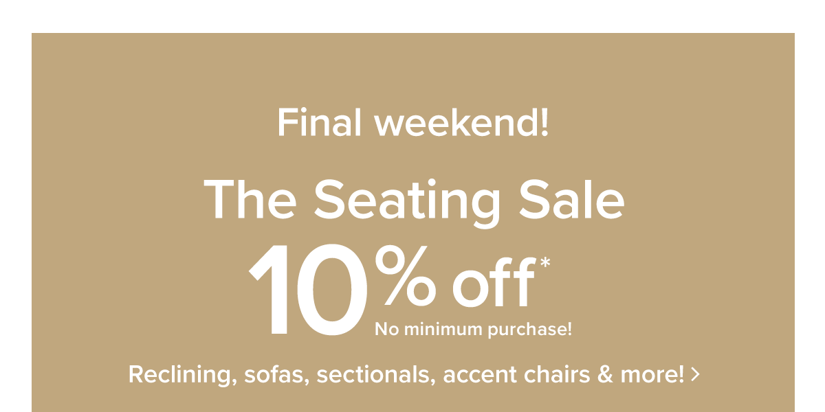 Shop Seating Sale