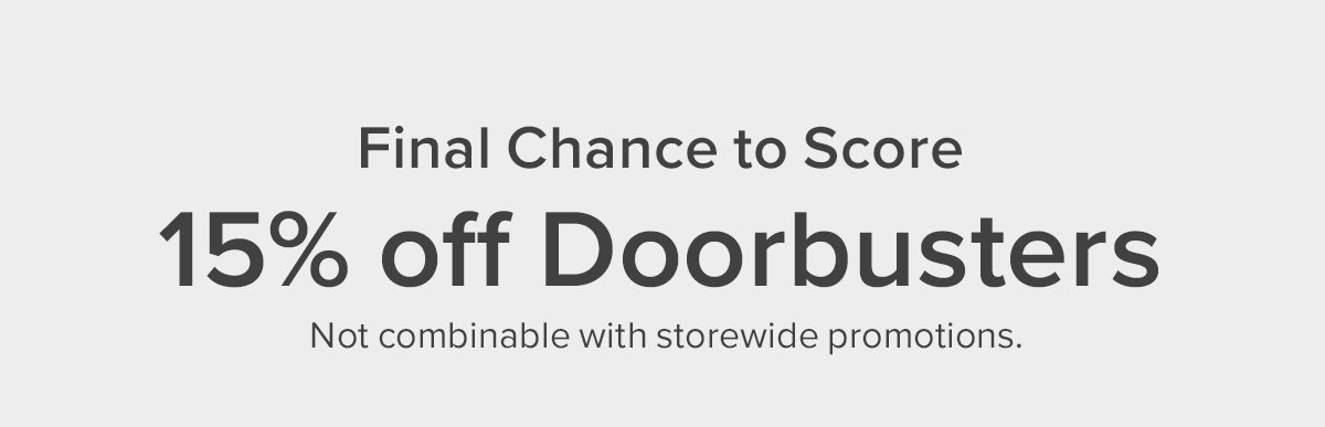 Shop Doorbusters