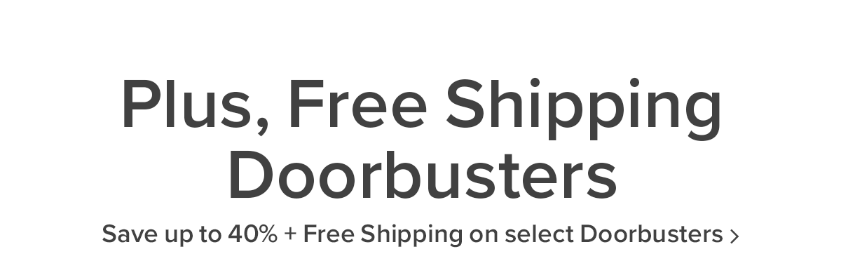 Shop Online Only Doorbusters