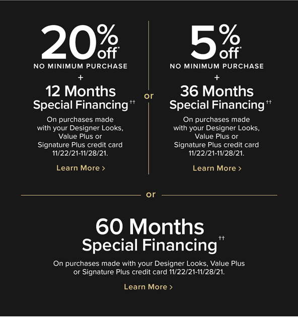 Financing options