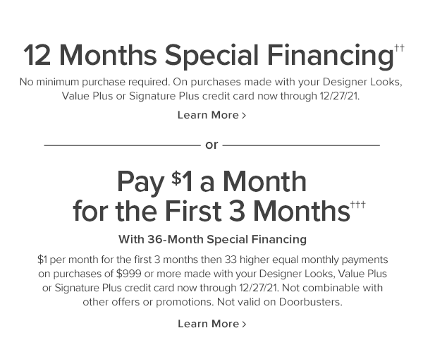 Financing options