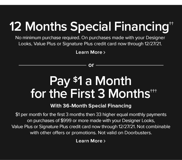 Financing options