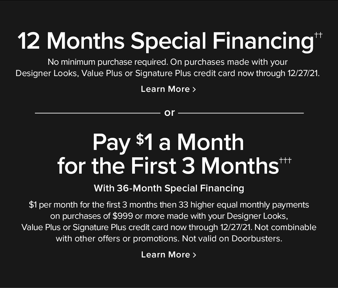 Financing options