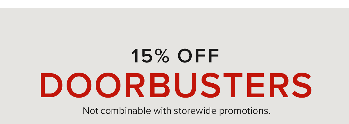 Shop Doorbusters