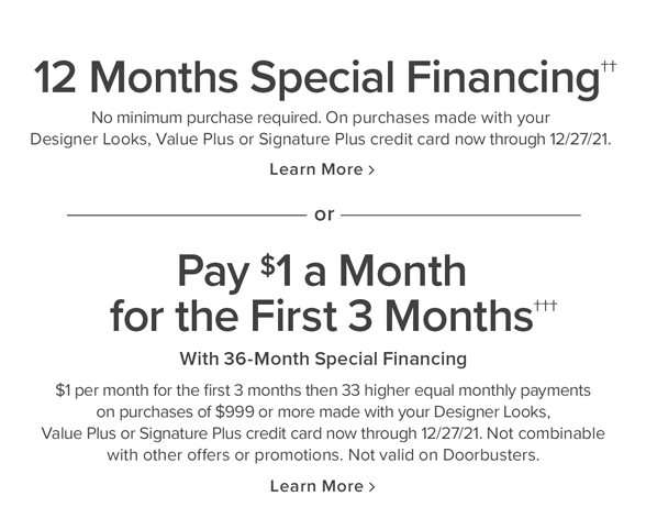 Financing options