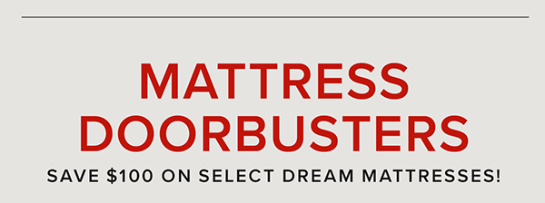 Shop Mattress Doorbusters