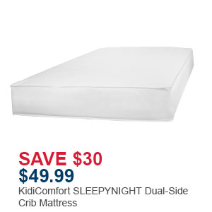 KidiComfort SLEEPYNIGHT Dual-Side Crib Mattress