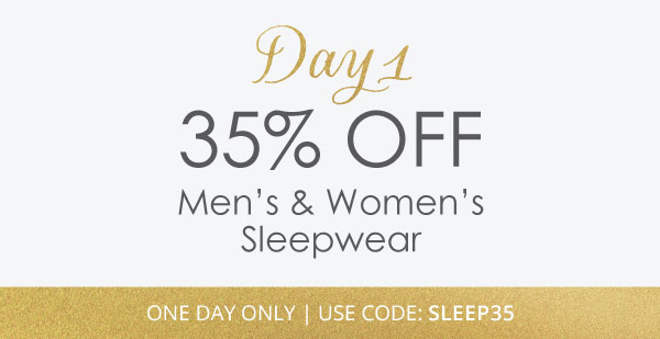 35% Off Sleepwear