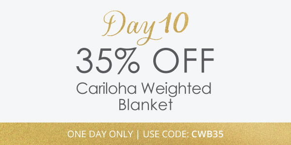 35% Off Weighted Blanket