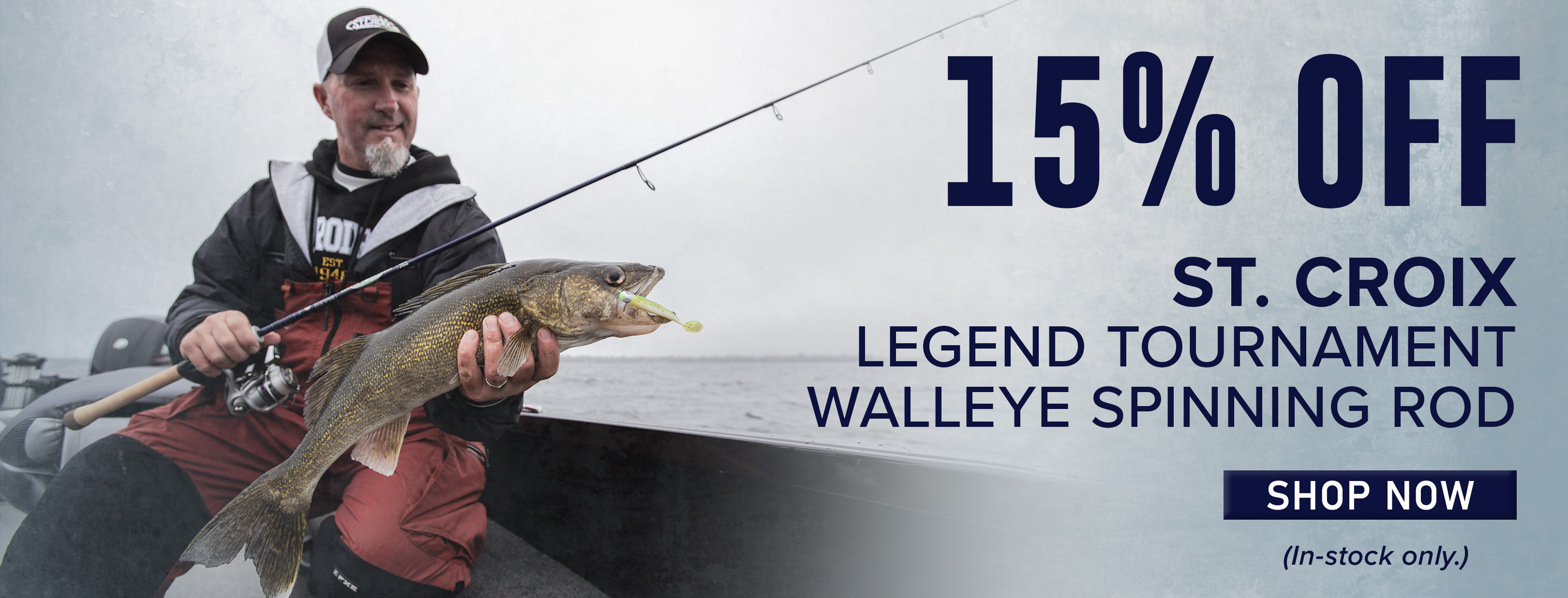 ST-CROIX LEGEND TOURNAMENT WALLEYE SPINNING ROD