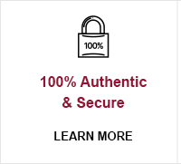 100% Authentic & Secure