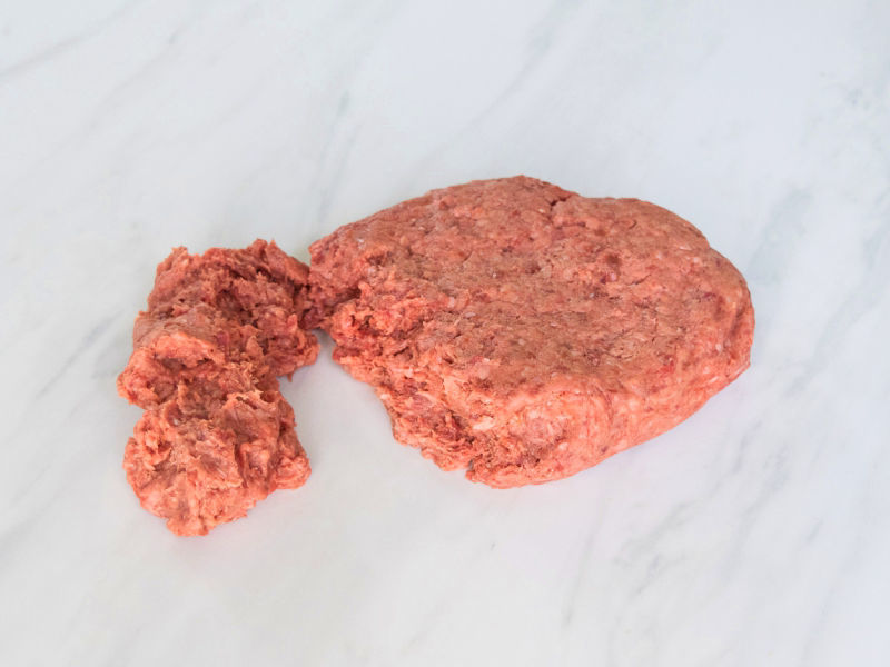 ground beef, liver, heart, kidney