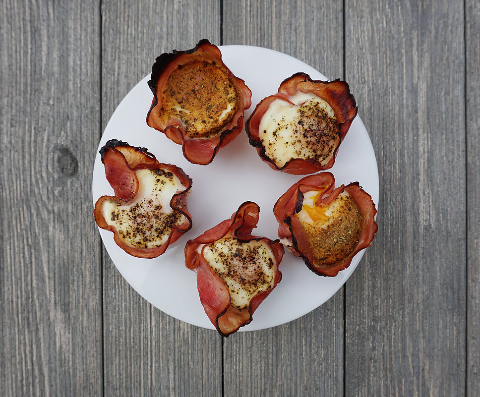 egg & bacon cups