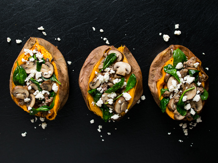 Loaded sweet potato