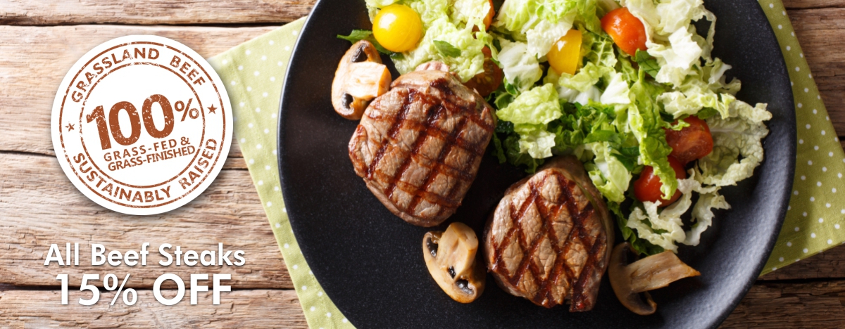 grassfed beef steaks