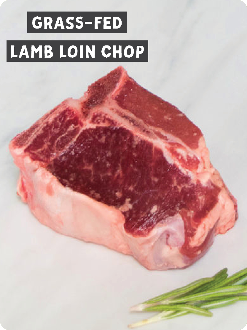 lamb chop, grassfed