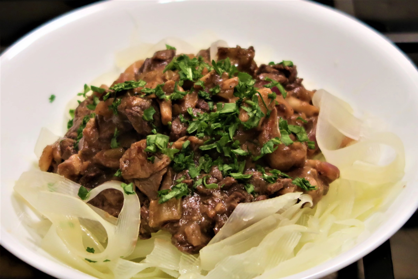 brisket, beef stroganoff