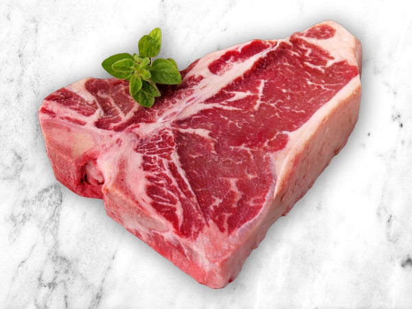 Grass-fed Beef steaks, t bone