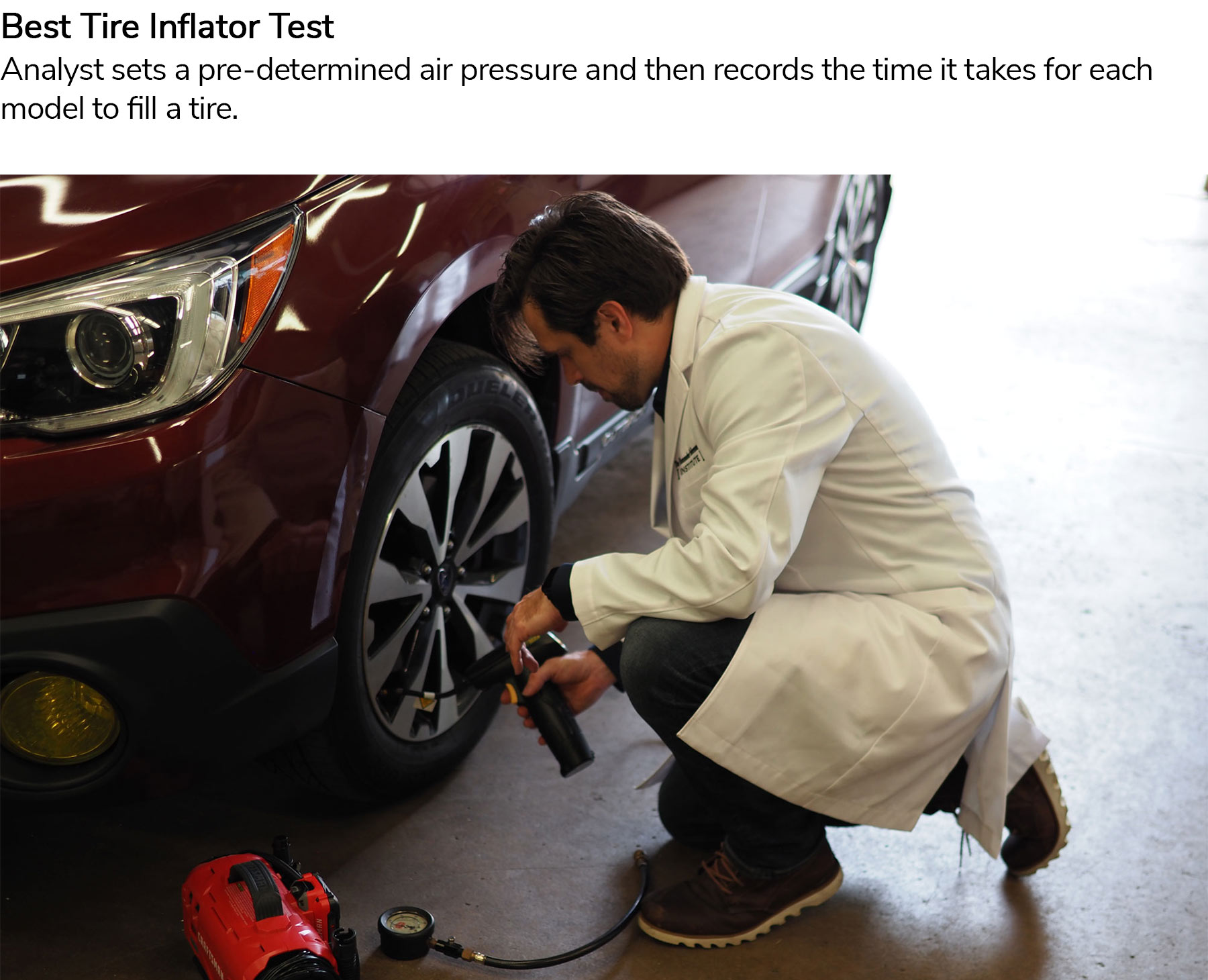 Best Tire Inflator Alternate Test